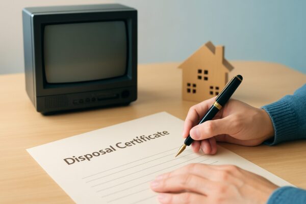 テレビ処分の証明書がない場合の対処法